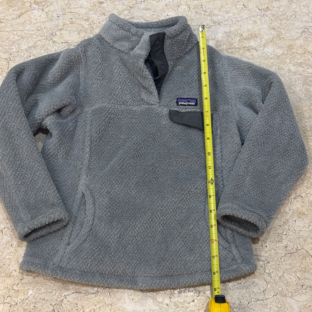 Patagonia Kids Charcoal Fleece Hoodie